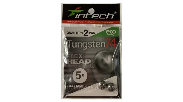 Розбірний груз Intech Tungsten 74 Steel Gray 5.0g (2шт) Розбірний груз Intech Tungsten 74 Steel Gray 5.0g (2шт)