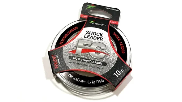 Флюорокарбон Intech FC Shock Leader 10м 0.455mm (10.7kg / 24lb) Флюорокарбон Intech FC Shock Leader 10м 0.455mm (10.7kg / 24lb)