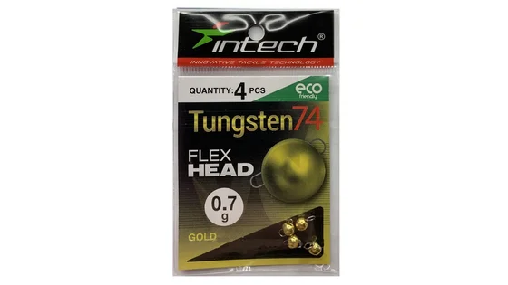 Розбірний груз Intech Tungsten 74 Gold 0.7g (4шт)