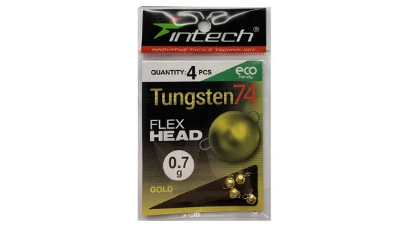 Розбірний груз Intech Tungsten 74 Gold 0.7g (4шт)