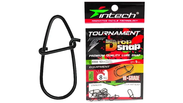 Застібка Intech Tournament Drop Snap Matt black 9 шт (#0000) Застібка Intech Tournament Drop Snap Matt black 9 шт (#0000)