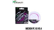 Шнур плетений Intech MicroN PE X8 200m / 0.5 (11lb/5.0kg) Шнур плетений Intech MicroN PE X8 200m / 0.5 (11lb/5.0kg)