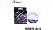 Шнур плетений Intech MicroN PE X8 200m / 1.2 (25lb/11.34kg)