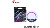 Шнур плетений Intech MicroN PE X8 200m / 1.2 (25lb/11.34kg)