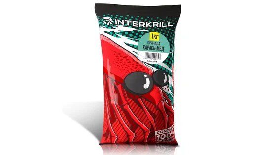 Принада INTERKRILL Карась-Мед 1кг