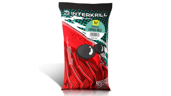 Принада INTERKRILL Карась-Мед 1кг