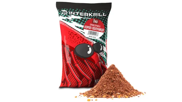 Принада INTERKRILL Короп-Полуниця 1кг