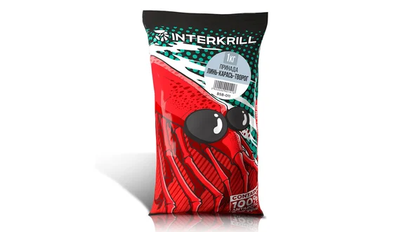 Принада INTERKRILL Линь-Карась-Творог 1кг