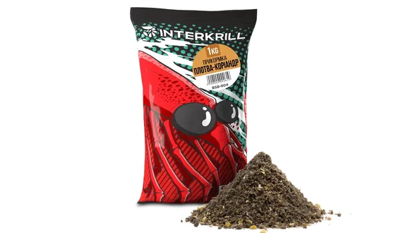 Принада INTERKRILL Плотва-Коріандр 1кг Принада INTERKRILL Плотва-Коріандр 1кг