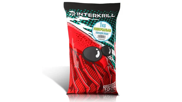 Прикормка INTERKRILL Холодна вода - Універсальна 1кг
