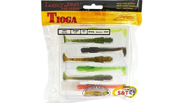 Віброхвіст силікон. (набір) TIOGA LJ Pro Series 2,9 "/ MIX2 *7 Віброхвіст силікон. (набір) TIOGA LJ Pro Series 2,9 "/ MIX2 *7