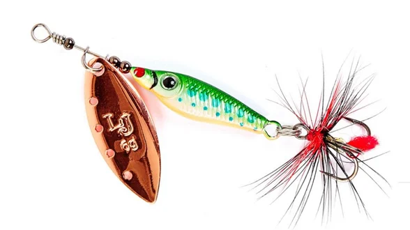 Блешня оберталка LJ TRIAN BLADE LONG 12.0г / 005 Блешня оберталка LJ TRIAN BLADE LONG 12.0г / 005