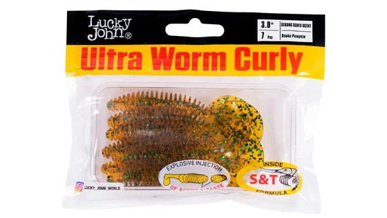 фото Твістер силікон. ULTRAWORM CURLY LJ Pro Series 3 "/ PA19 *7 MT1-140213-PA19 | Трофей