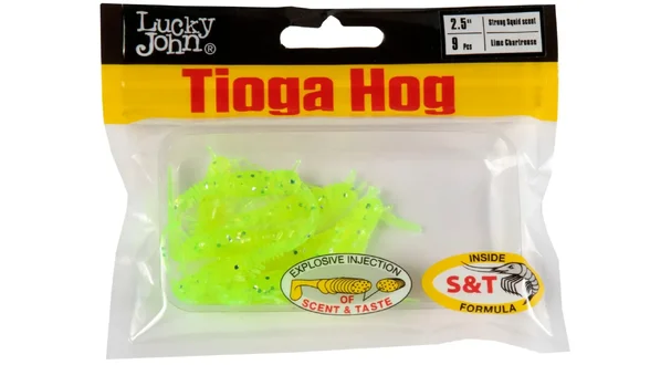 фото Віброхвости їст. LJ Pro Series TIOGA HOG 2.5in (06.35)/071 9шт. MT1-140194-071 | Трофей