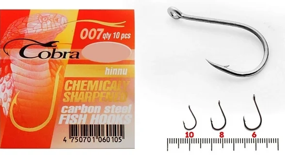 Гачок Cobra HINNU (сер.007/ 010) *10 Гачок Cobra HINNU (сер.007/ 010) *10