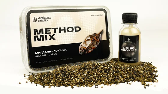 METHOD MIX Мигдаль - Часник 400 гр. + Booster 50ml