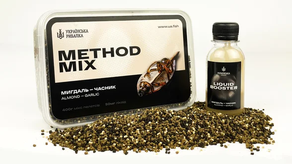 METHOD MIX Мигдаль - Часник 400 гр. + Booster 50ml METHOD MIX Мигдаль - Часник 400 гр. + Booster 50ml
