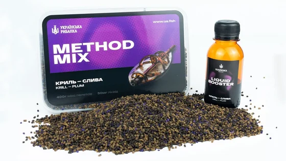 METHOD MIX Криль - Слива 400 гр. + Booster 50ml