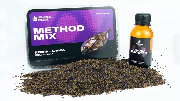 METHOD MIX Криль - Слива 400 гр. + Booster 50ml