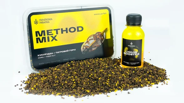 METHOD MIX Кукурудза - Тигровий горіх 400 гр. + Booster 50ml