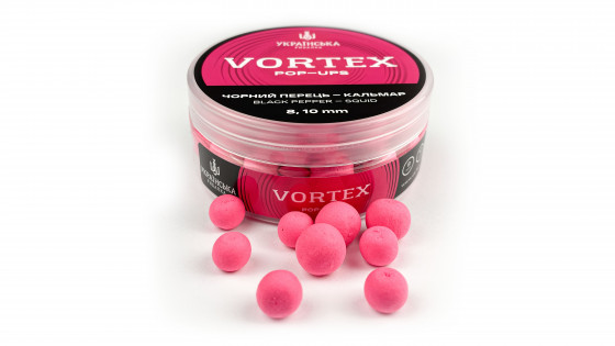 Vortex Pop-Up 8-10мм 25 грам Чорний перець - Кальмар