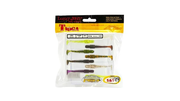 Віброхвіст силікон. (набір) TIOGA LJ Pro Series 2,4 "/ MIX1 - 9шт. Віброхвіст силікон. (набір) TIOGA LJ Pro Series 2,4 "/ MIX1 - 9шт.