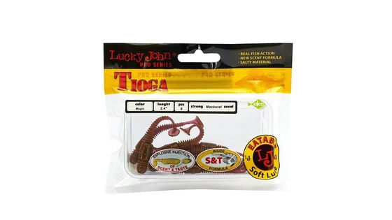 Віброхвіст силікон. TIOGA LJ Pro Series 2,4 "/ S14 *9