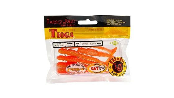 Віброхвіст силікон. TIOGA LJ Pro Series 3,4 "/ T26 *6