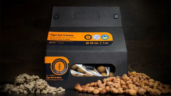 Бойли пиліки – Тигровий горіх / Халва, 22мм 1кг від IRON FISH