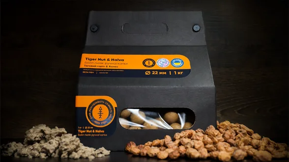 Бойли пиліки – Тигровий горіх / Халва, 22мм 1кг від IRON FISH Бойли пиліки – Тигровий горіх / Халва, 22мм 1кг від IRON FISH