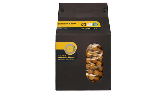 Бойли пиліки – Кукурудза / Мед, 22мм 3кг від IRON FISH