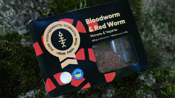 Метод мікс Мотиль / Черв'як - 450гр + Ліквід 50гр