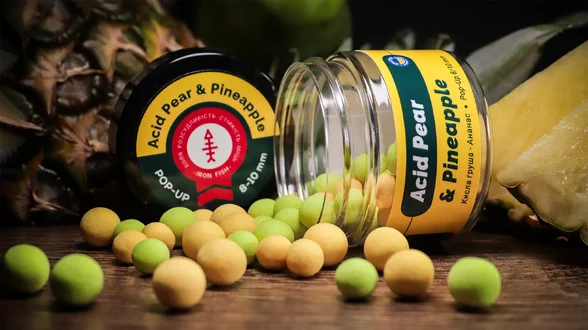 Pop-Up "Acid Pear & Pineapple" 8-10 мм, ТМ "IRON FISH"