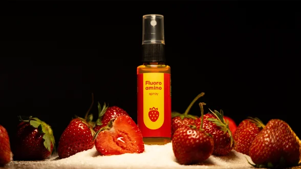 Флюоро аміно спрей - Sunny Strawberry / Сонячна Полуниця