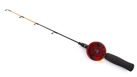  Вудка зимова розбірна з котушкою  LJ LDR (скло) 65 мм, 50 см