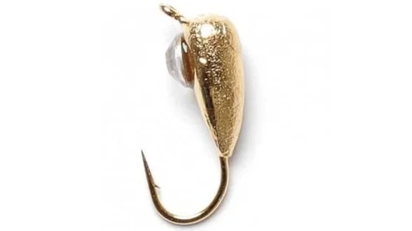 Мормишка вольфрам. LJ "Німфа" Swarovski з петлею, 4мм, 0,82г/*5 шт.