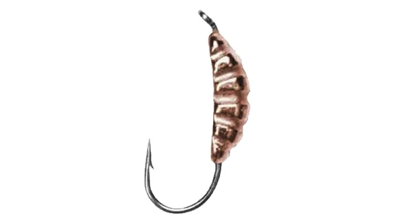 Мормишка вольфрам. LJ “ЛИЧИНКА” з петлею, 3мм, 0,6г/*5 шт