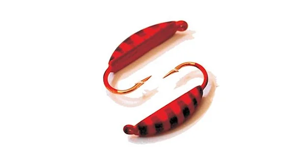 Мормишка вольфрам. LJ "Супер Банан" фарбован.з петлею, 4мм