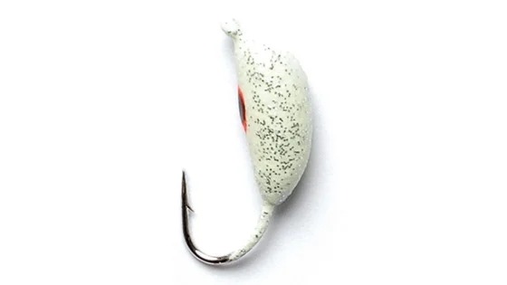 Мормишка вольфрам. LJ "Банан рижский" з петлею (фарбована), 4мм, 1,85г