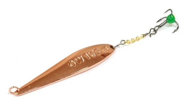 Мормишка зимова LJ "S-2-Z" з ланцюжком і трійником OWNER. 42мм / C