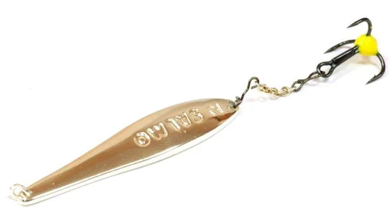 Мормишка зимова LJ "S-3-Z" з ланцюжком і трійником OWNER. 55мм / S