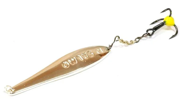 Мормишка зимова LJ "S-3-Z" з ланцюжком і трійником OWNER. 55мм / S