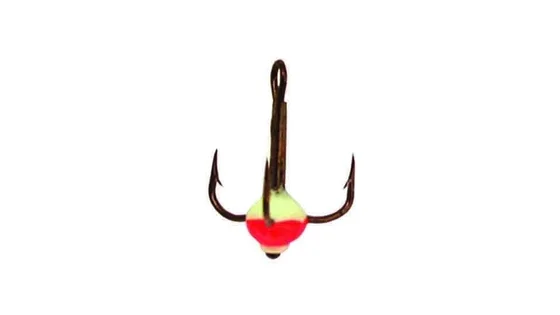 Трійники з краплею для зимової мормишки 18 / FR * 10