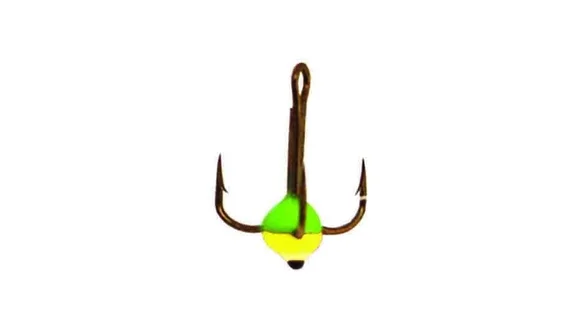 Трійники з краплею для зимової мормишки 18 / GRY * 10 Трійники з краплею для зимової мормишки 18 / GRY * 10