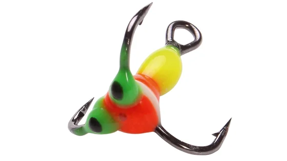 Трійники OWNER c краплею для зимової мормишки 18 / YR * 10