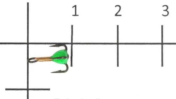 Трійники з краплею для зимової мормишки 16 / G * 10 Трійники з краплею для зимової мормишки 16 / G * 10