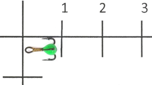 Трійники з краплею для зимової мормишки 18 / G * 10 Трійники з краплею для зимової мормишки 18 / G * 10