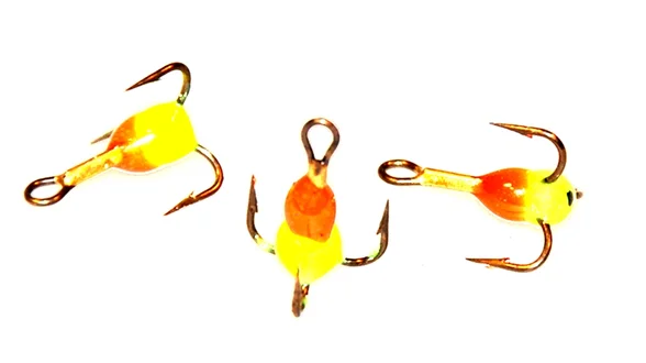 Трійники з краплею для зимової мормишки 12 / RY * 10 Трійники з краплею для зимової мормишки 12 / RY * 10