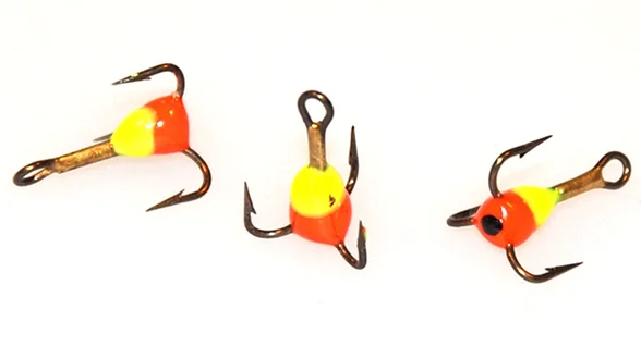 Трійники з краплею для зимової мормишки 18 / Y * 10 Трійники з краплею для зимової мормишки 18 / Y * 10