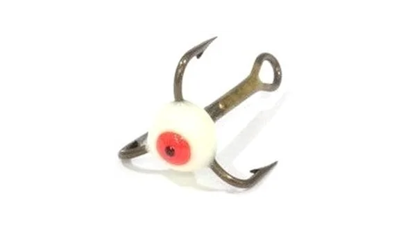 Трійники з краплею для зимової мормишки 08 / 01(F) * 10 Трійники з краплею для зимової мормишки 08 / 01(F) * 10